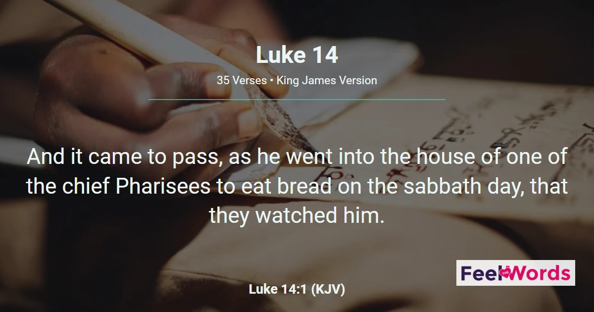 Luke 14: The Great Supper & Counting the Cost