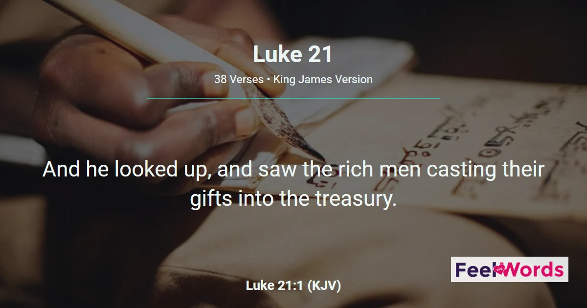 Luke 21: The Widow's Mite & Signs of the End