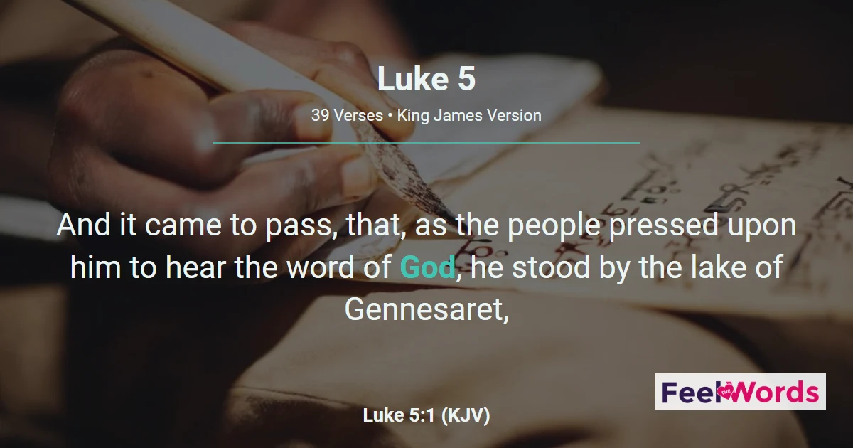 Luke 5 — The Miraculous Catch of Fish