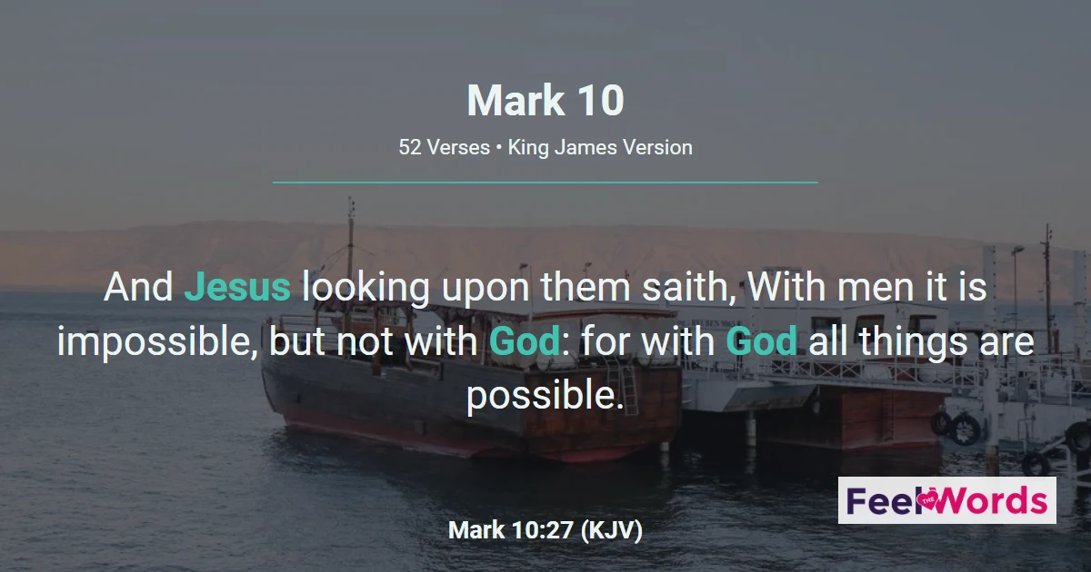 Mark 10 — The Rich Young Ruler