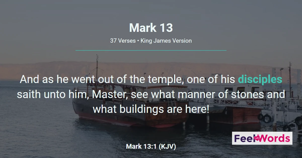 Mark 13 — Jesus Foretells the End Times