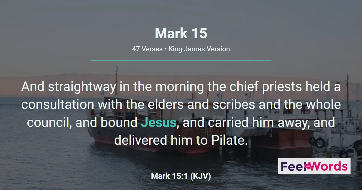 Mark 15 — The Crucifixion of Jesus