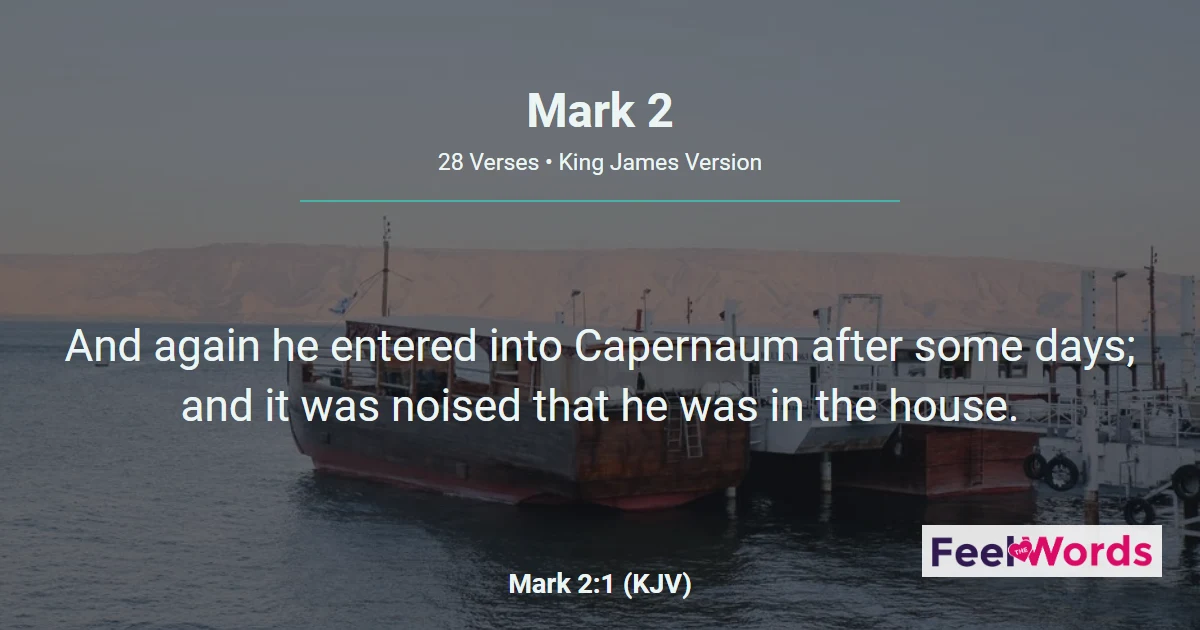 Mark 2: Jesus Heals the Paralyzed Man