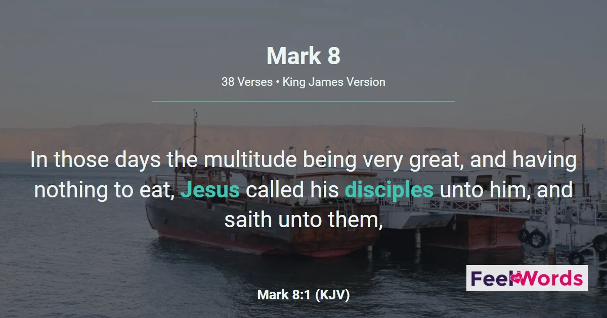 Mark 8 — Peter's Confession of Christ
