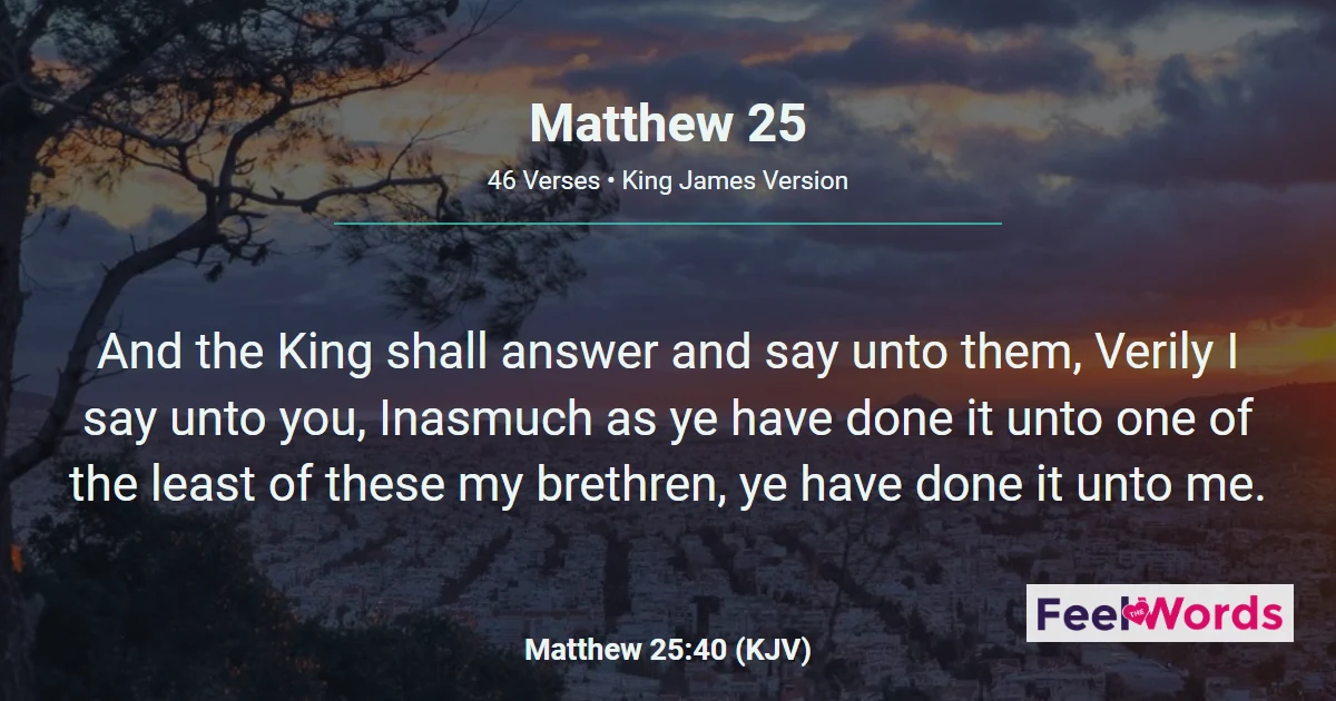 Matthew 25: Sheep and Goats Judgment