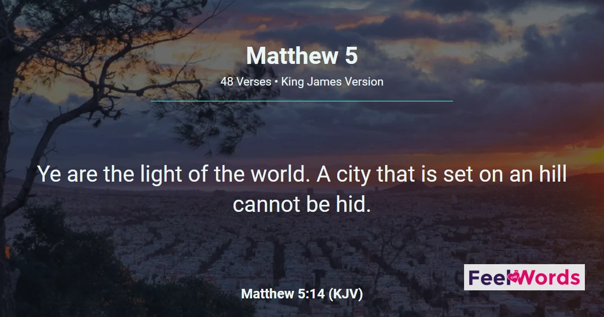 Matthew 5: The Beatitudes and Sermon on the Mount