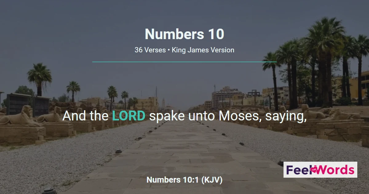 Numbers 10: Trumpets and Israel's Departure