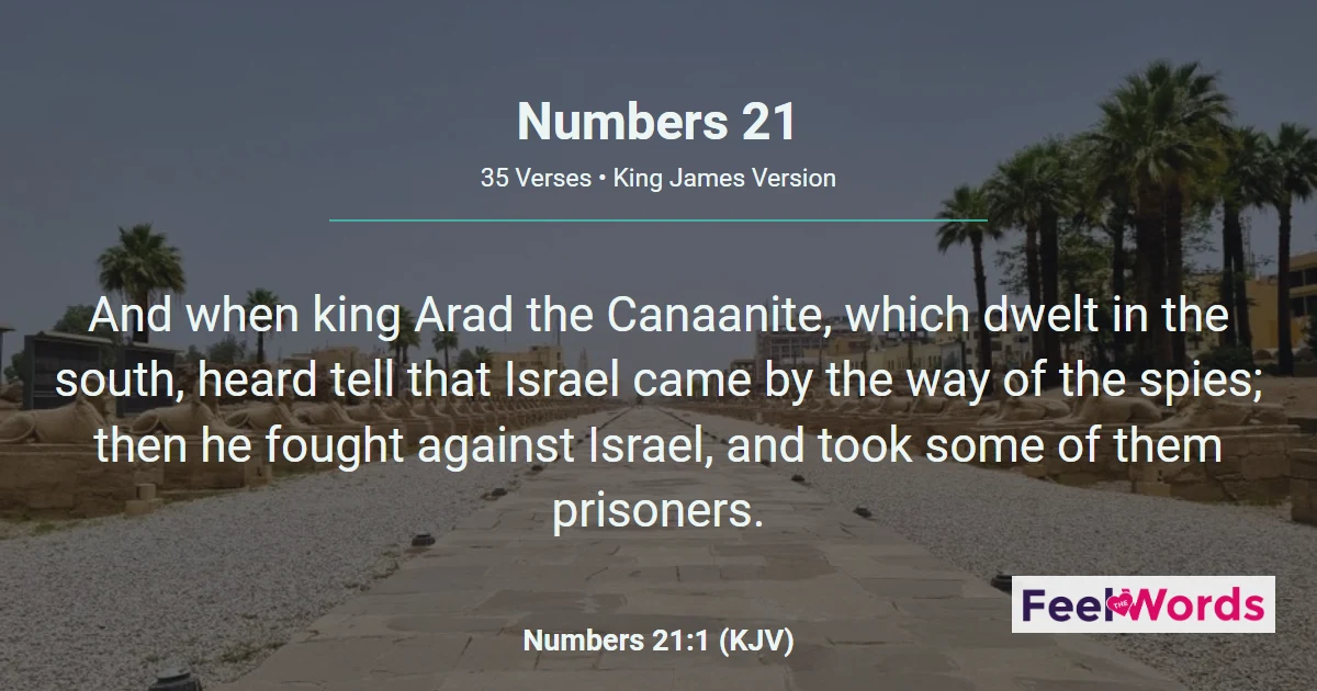Numbers 21: The Bronze Serpent and Victories