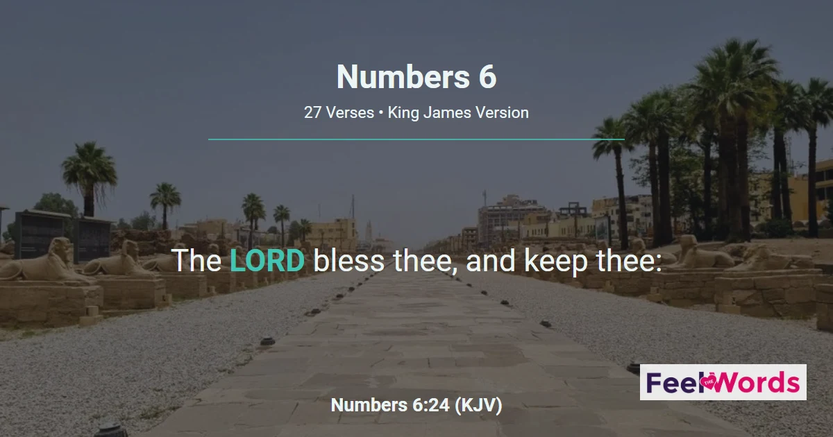 Numbers 6: The Nazarite Vow and Blessing