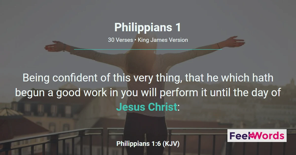 Philippians 1 – To Live Is Christ