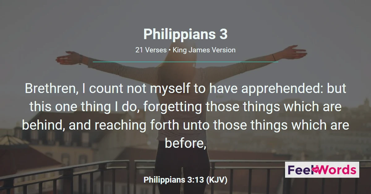 Philippians 3 – Pressing Toward the Mark