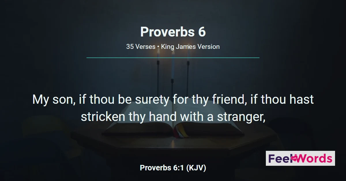 Proverbs 6: Go to the Ant, Thou Sluggard