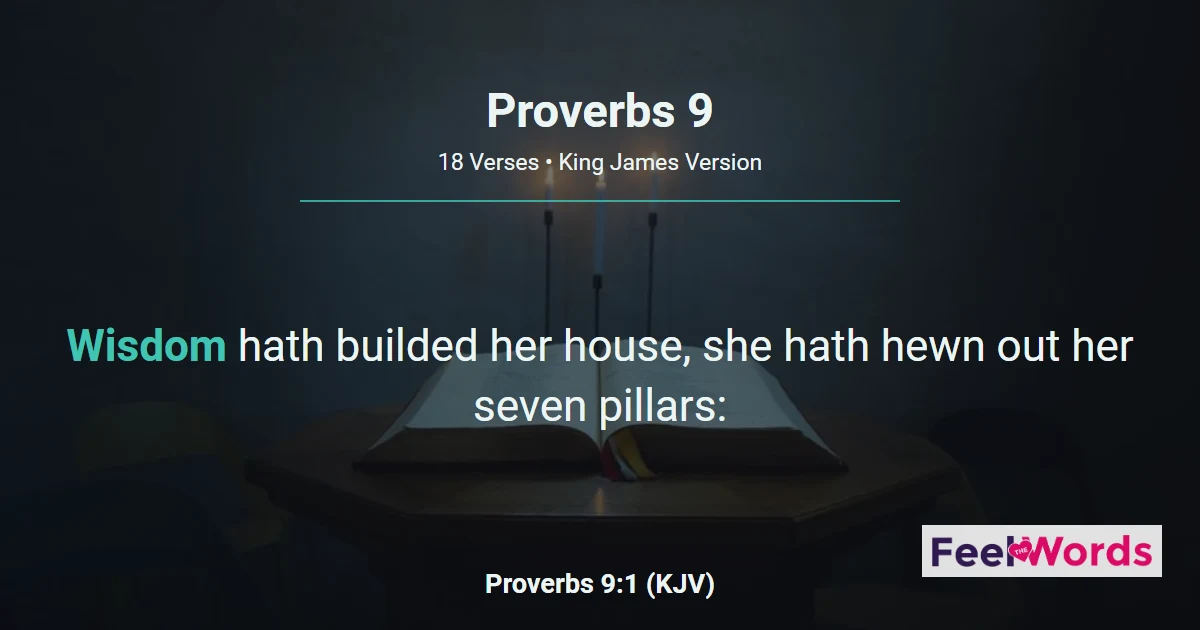 Proverbs 9: Wisdom's House vs Folly's Table