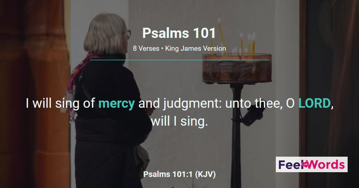 Psalms 101: David's Vow of Personal Integrity