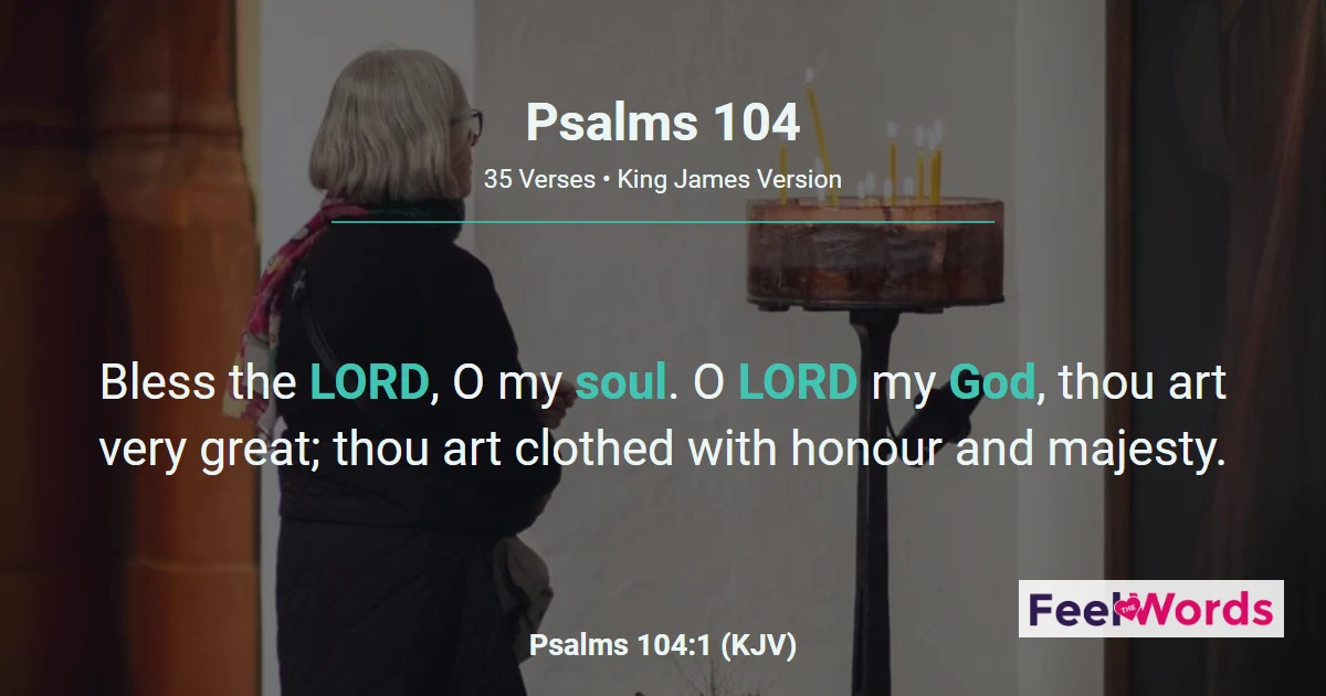 Psalms 104 – Praise for God's Creation
