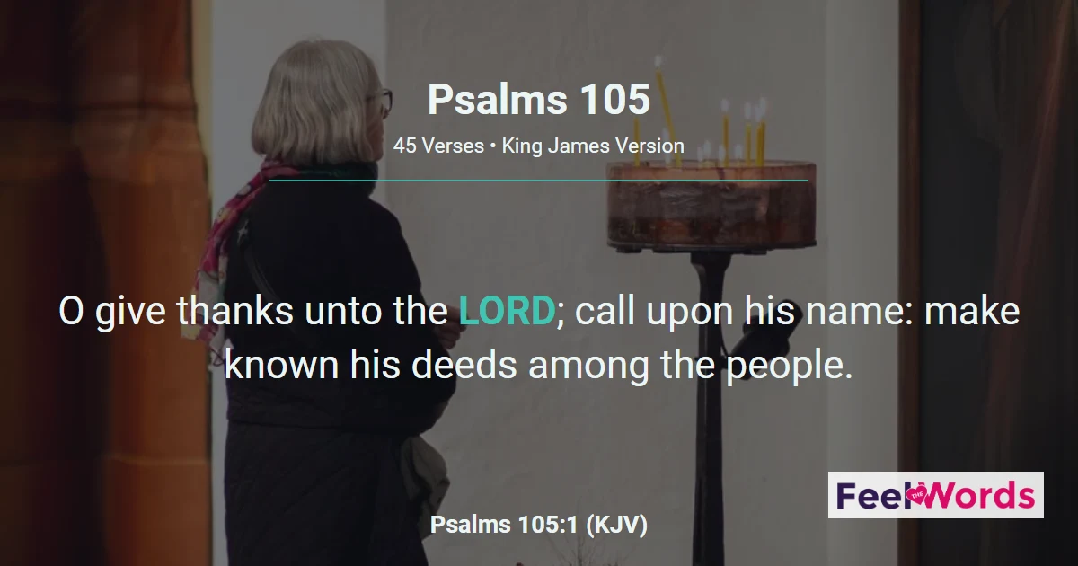 Psalms 105 – God's Covenant with Israel