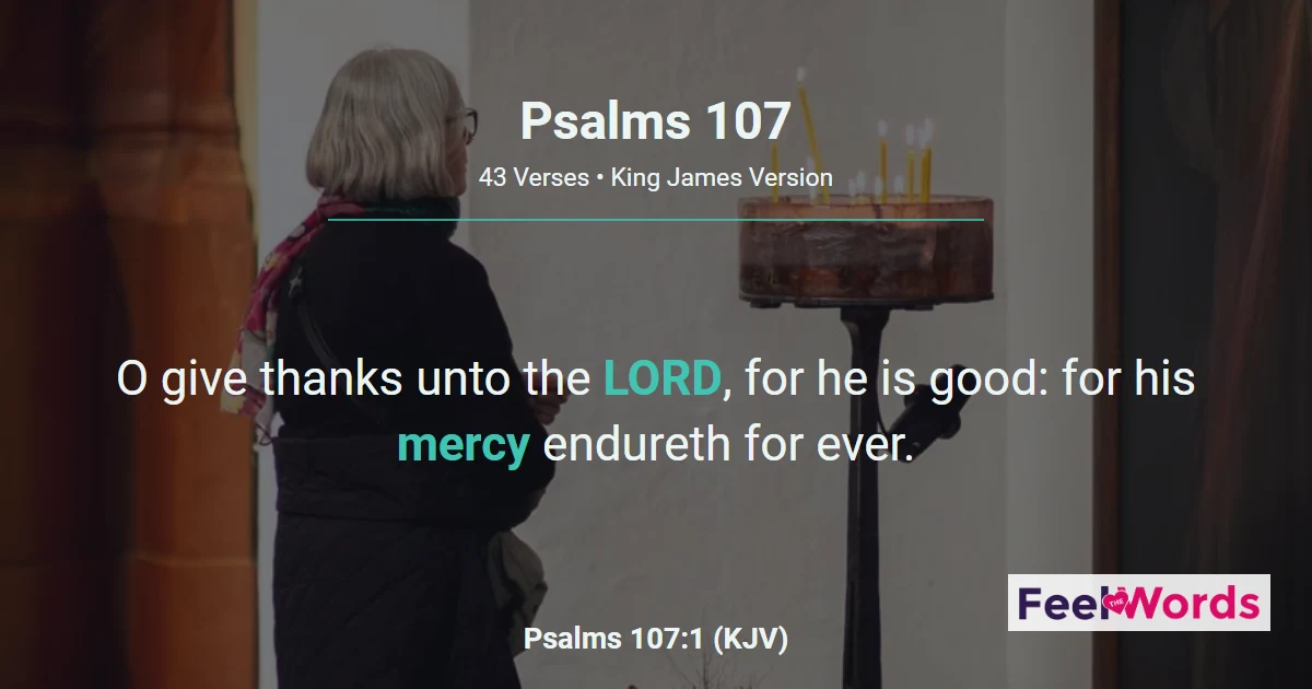 Psalms 107 – Thanksgiving for Deliverance