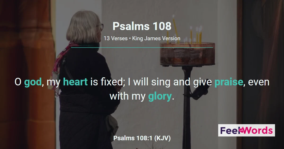 Psalms 108 – A Psalm of Praise and Victory