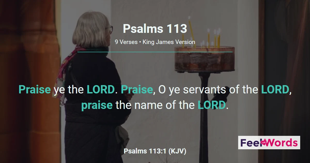 Psalms 113 – Praise from Sunrise to Sunset