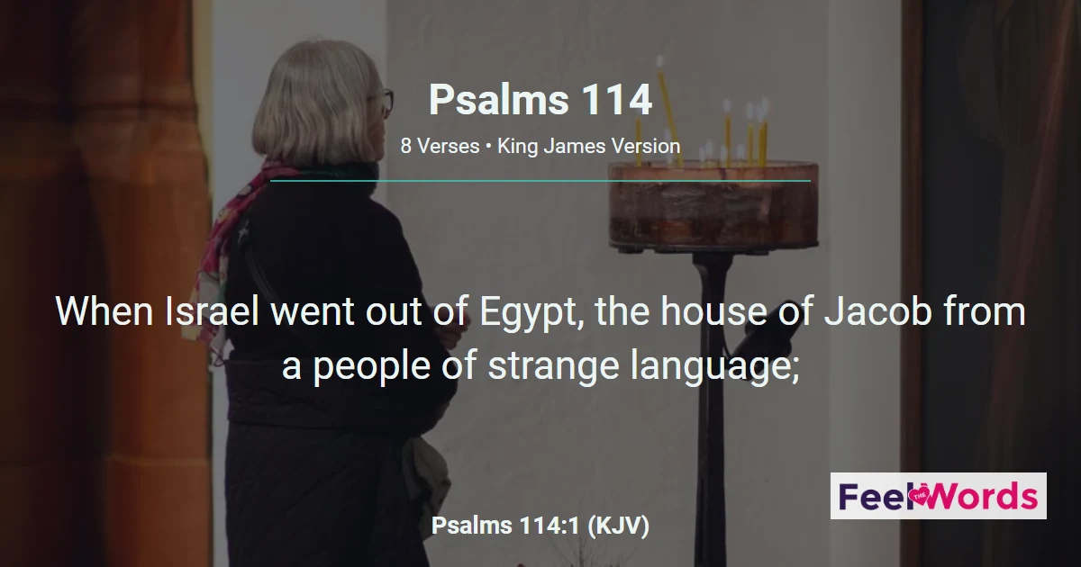 Psalms 114 – Israel's Exodus from Egypt