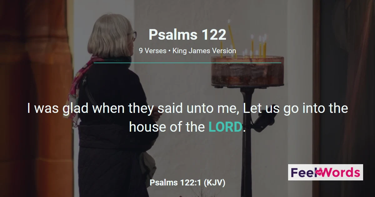 Psalms 122 – Praying for Jerusalem's Peace