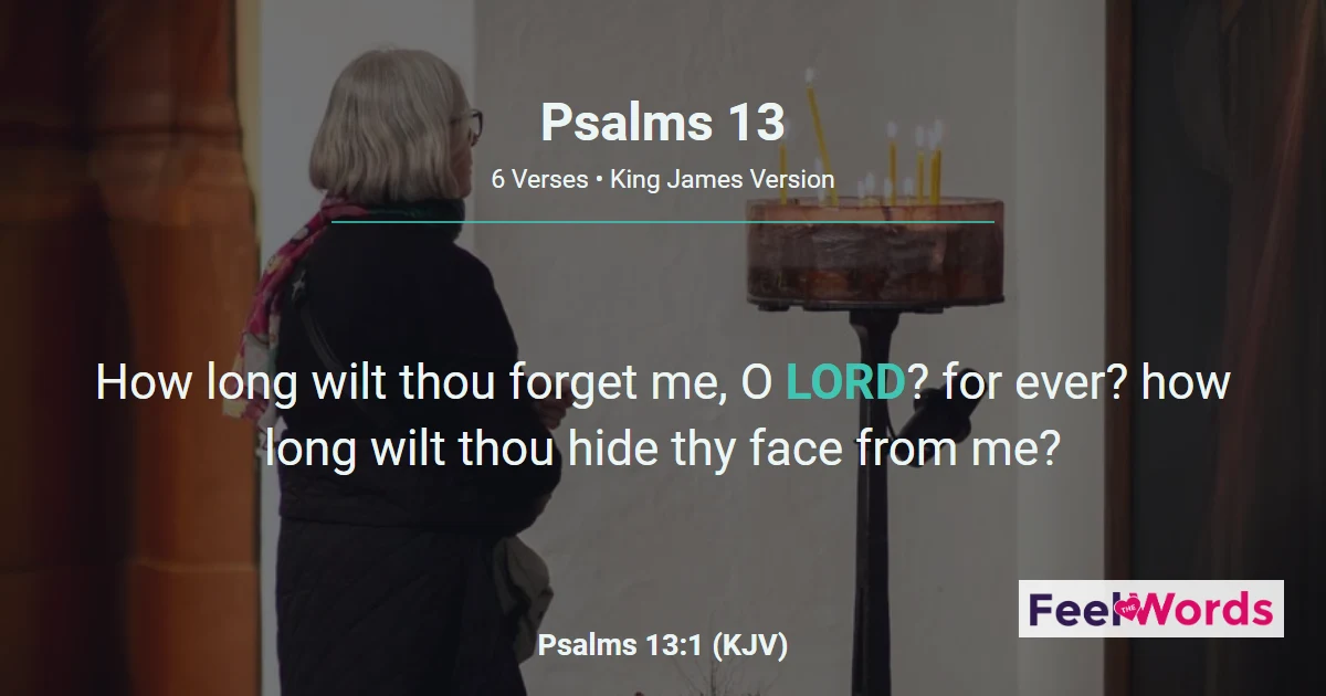 Psalms 13: How Long, O LORD?