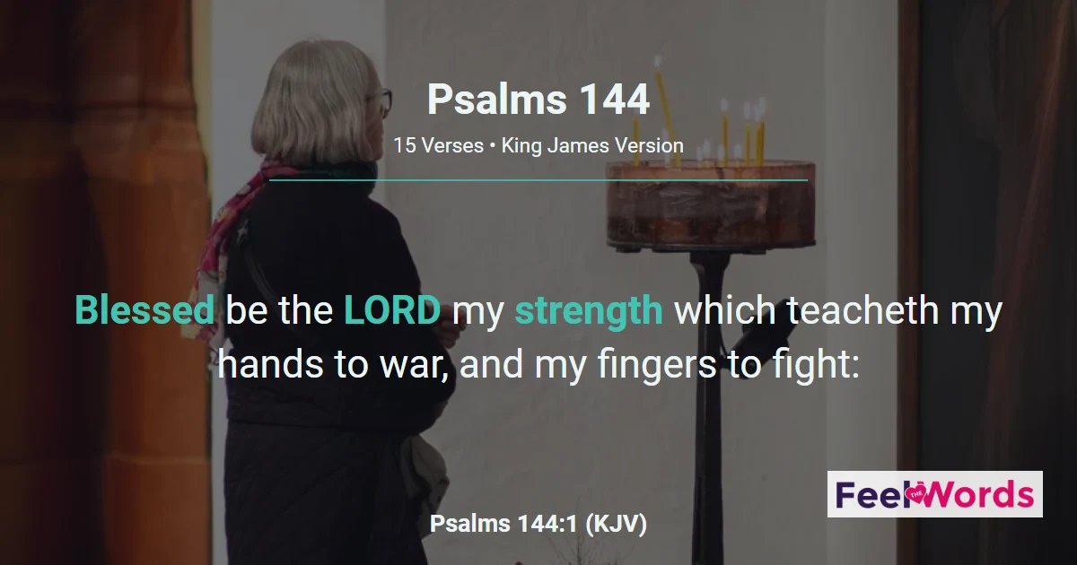 Psalm 144: The LORD My Strength