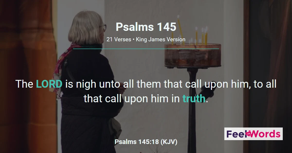 Psalm 145: David's Psalm of Praise