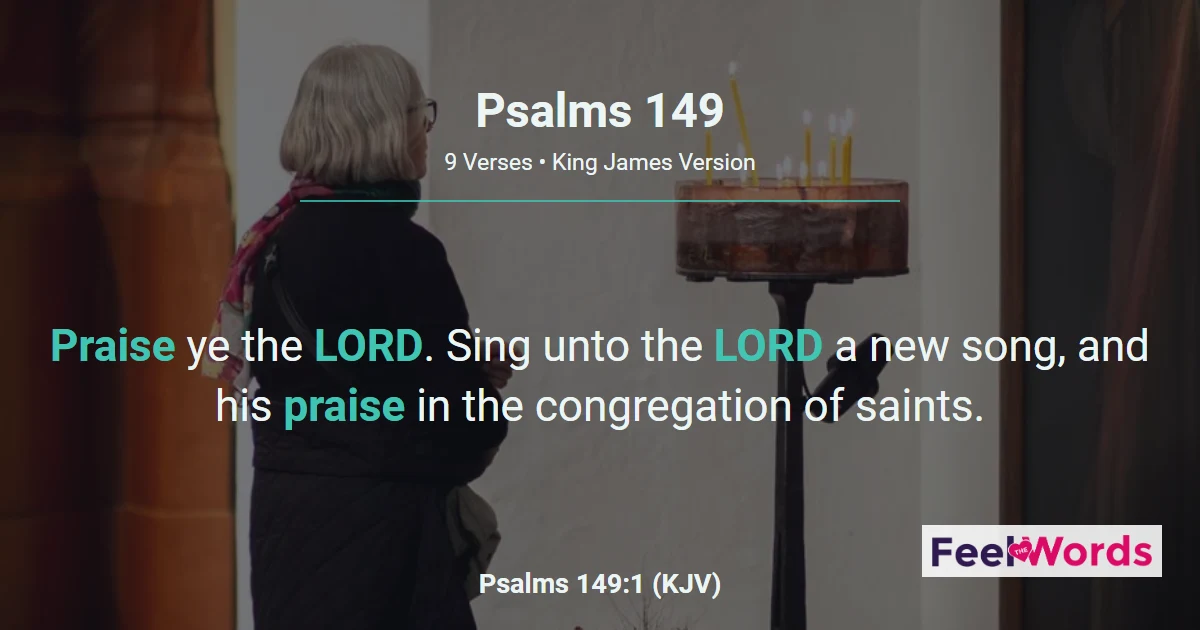 Psalm 149: Sing Unto the LORD a New Song