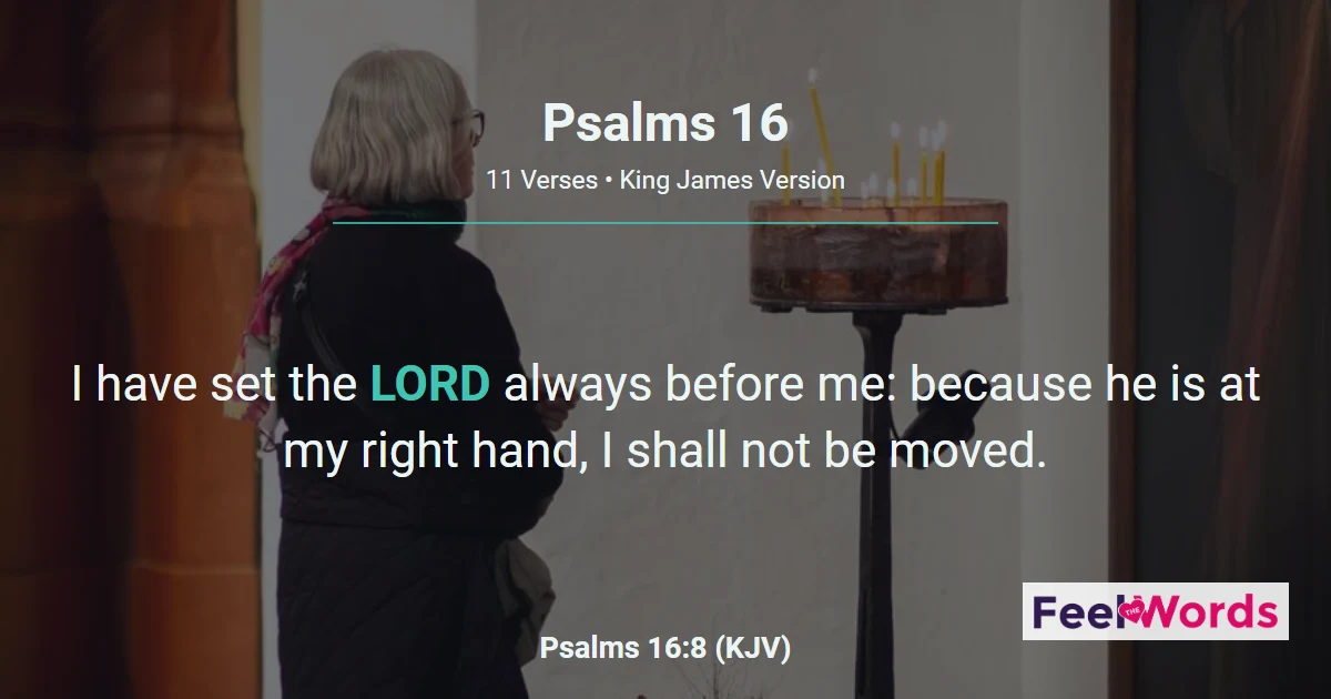 Psalms 16: Fulness of Joy in God's Presence