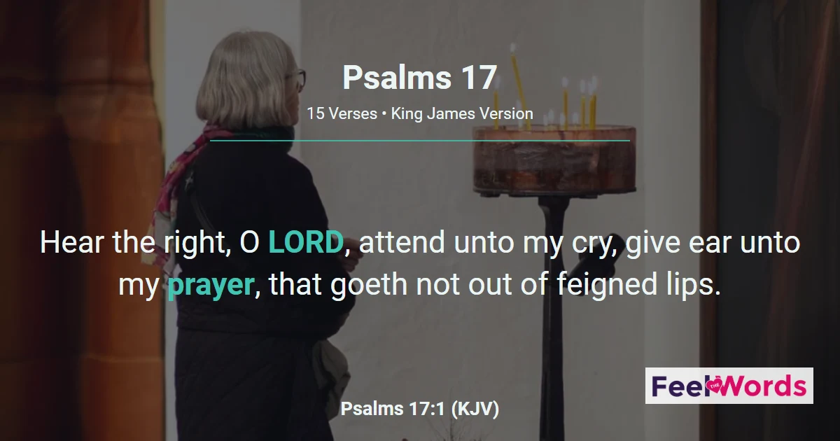 Psalms 17: Keep Me as the Apple of the Eye