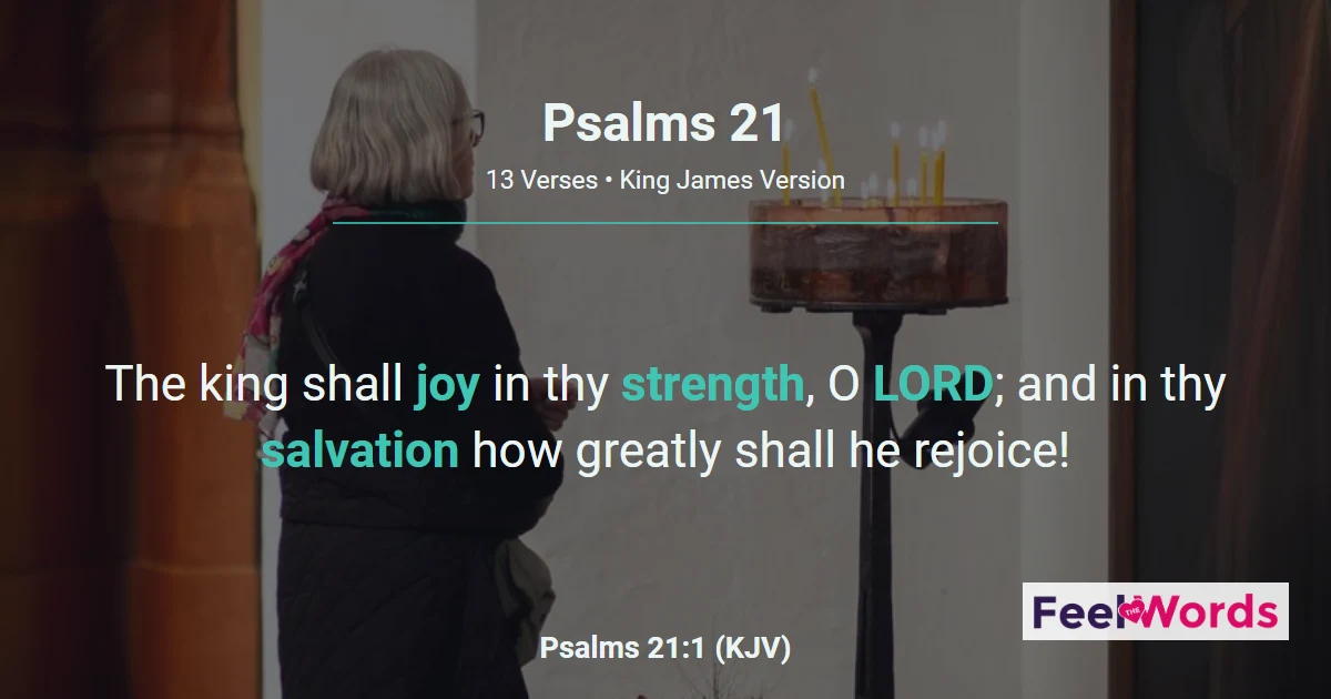 Psalms 21: The King Rejoices in Victory