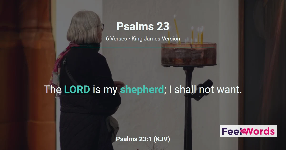 Psalm 23: The LORD Is My Shepherd