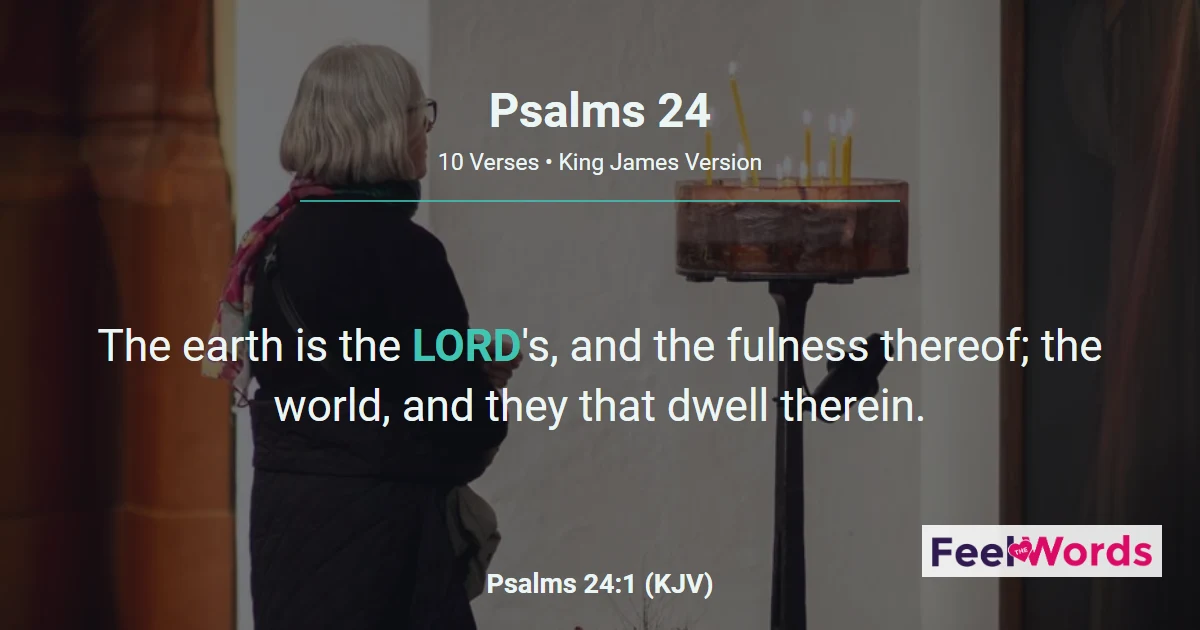 Psalm 24: The King of Glory