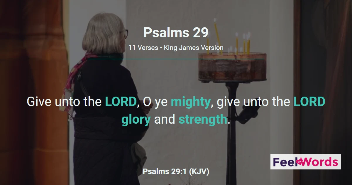 Psalm 29: The Voice of the LORD