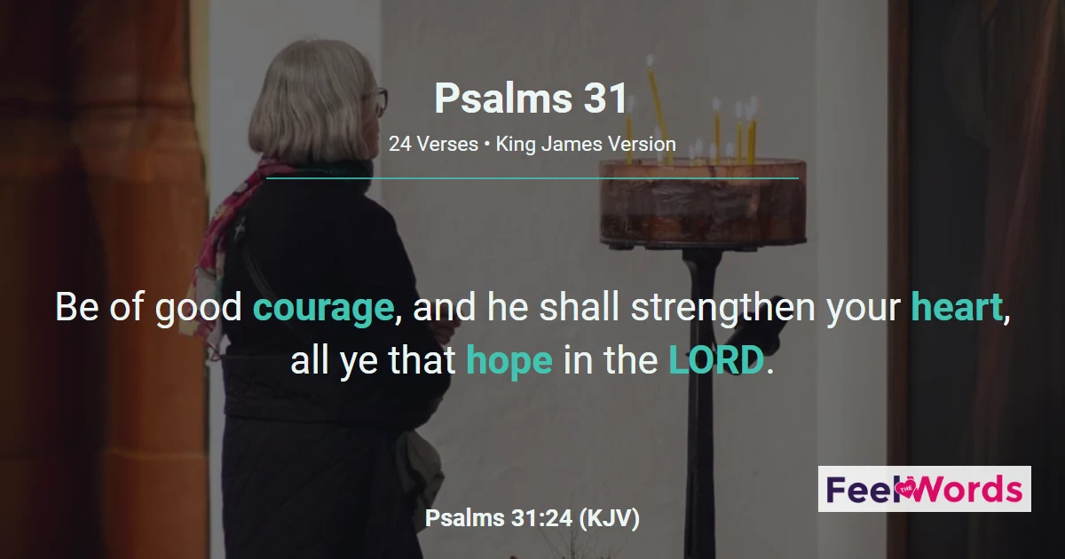 Psalm 31: Into Thine Hand I Commit