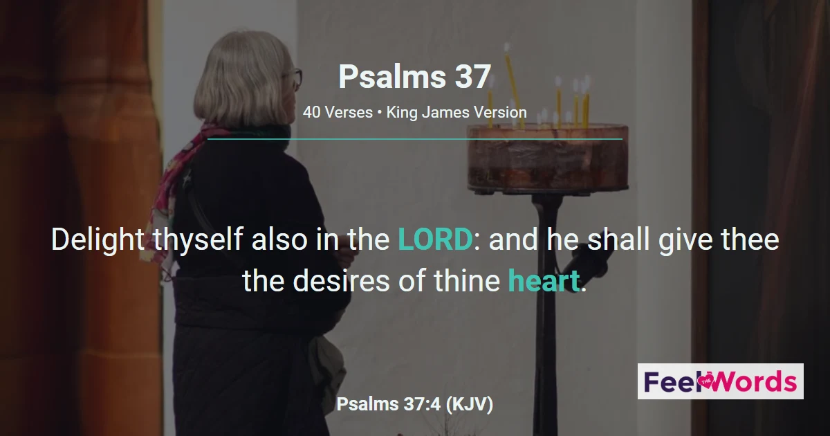 Psalm 37: Fret Not Thyself