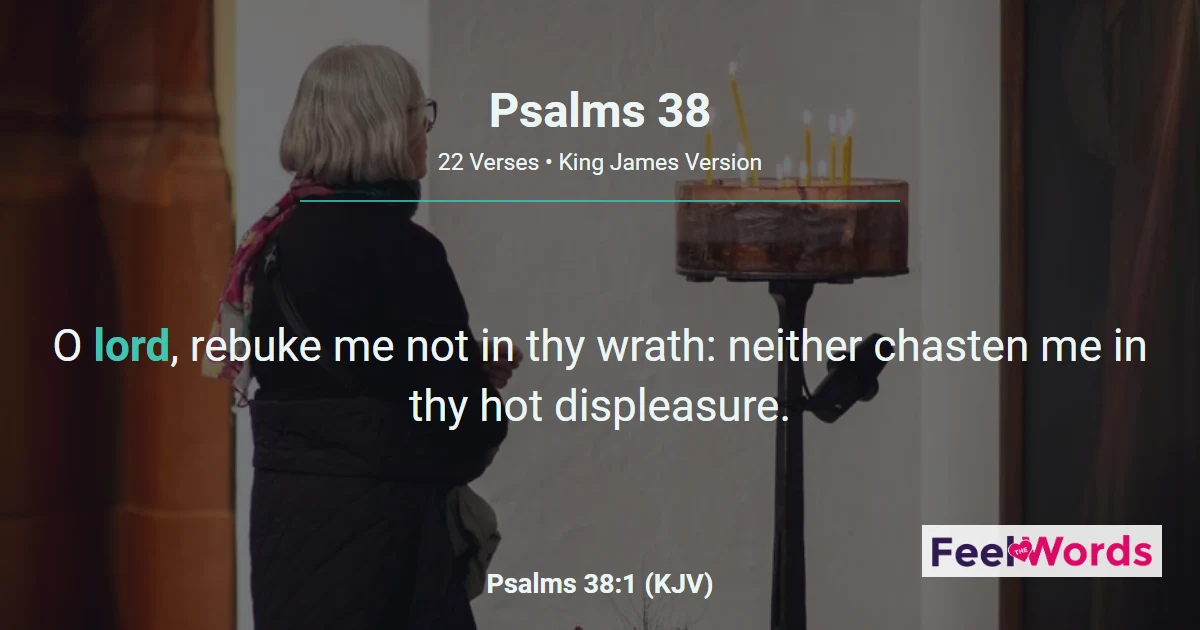 Psalm 38: A Penitential Prayer