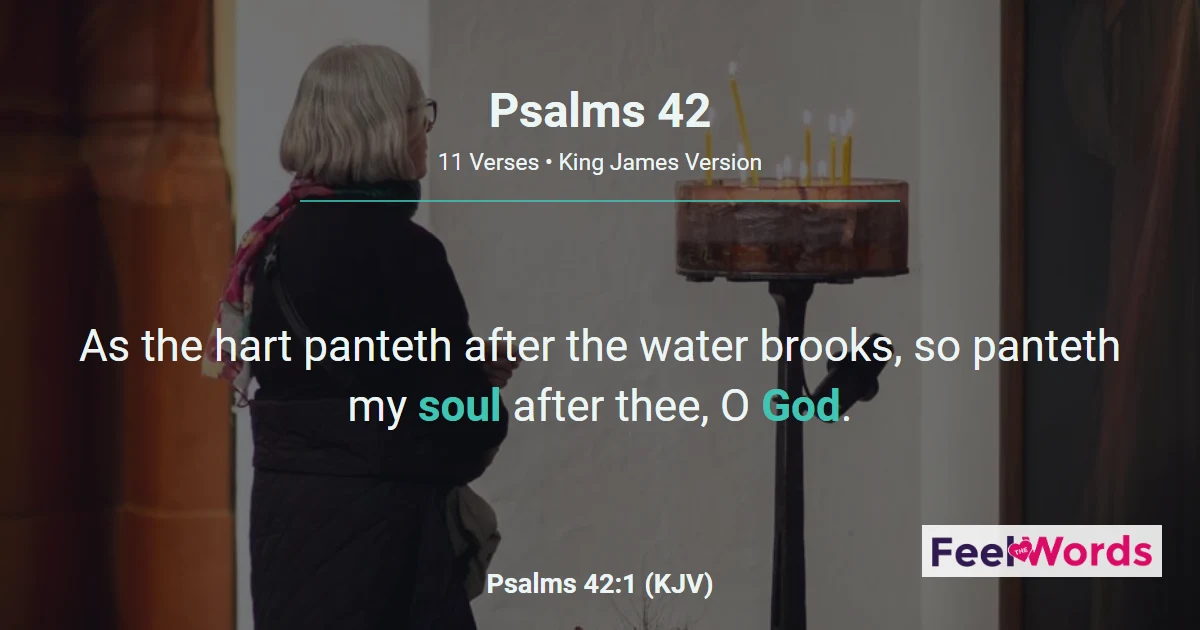 Psalm 42: As the Hart Panteth