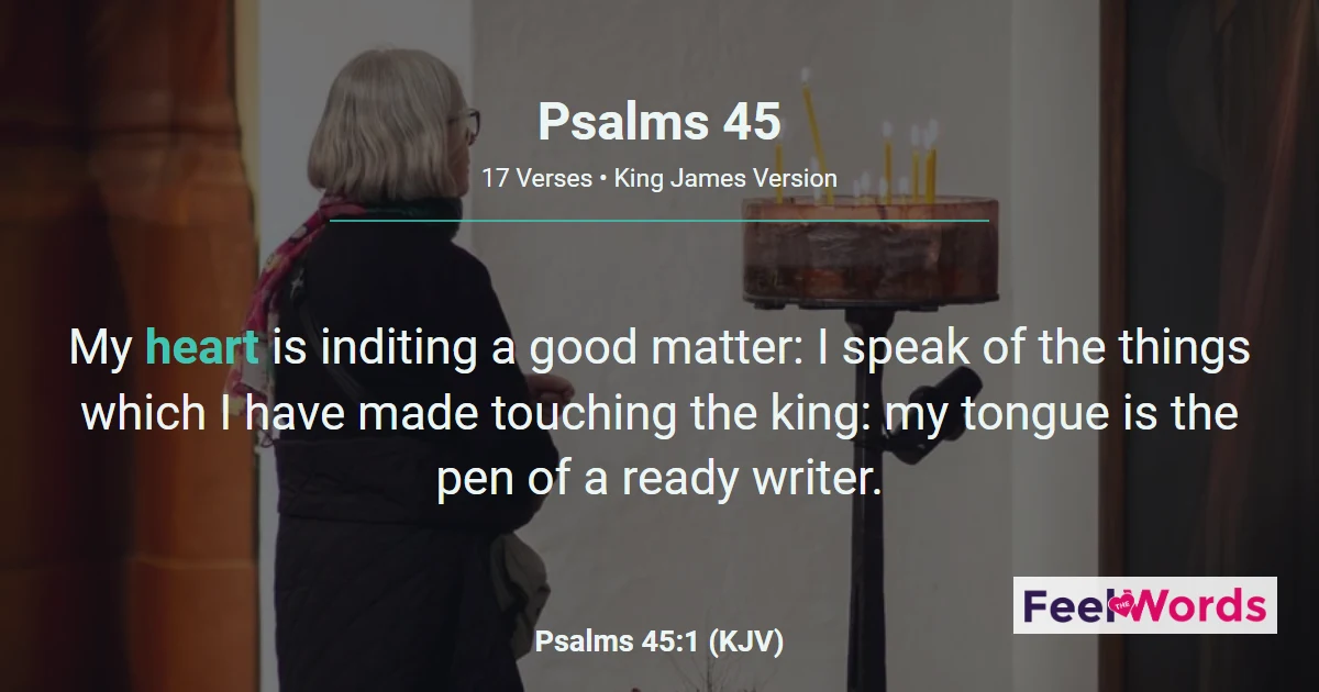Psalm 45 - A Song for the King's Wedding