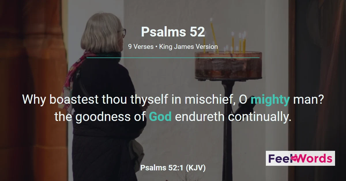 Psalm 52 - Like a Green Olive Tree