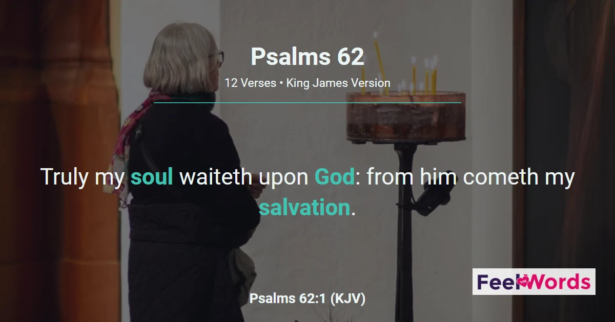 Psalm 62 - My Soul Waiteth Upon God