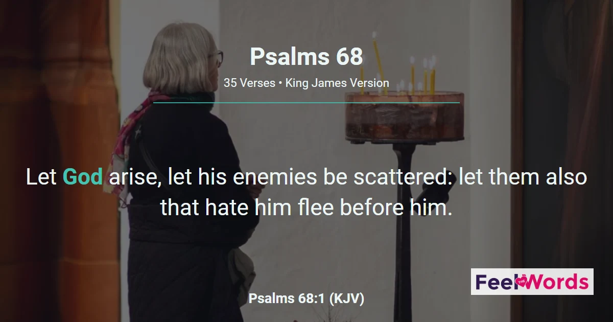 Psalms 68: Let God Arise