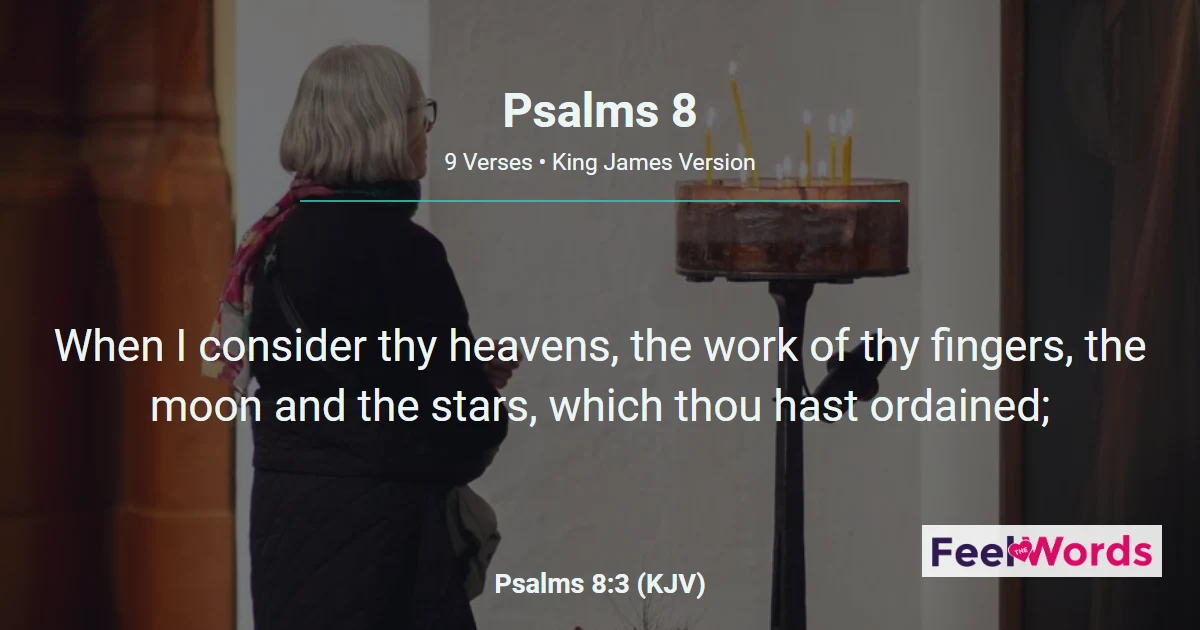 Psalms 8: The Glory of God in Creation
