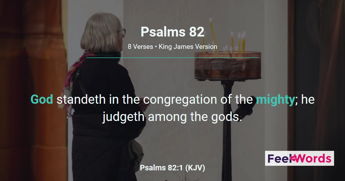 Psalms 82: God Standeth in the Congregation