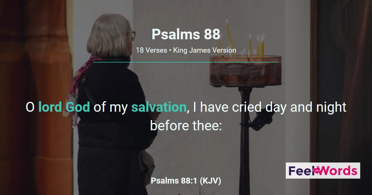 Psalms 88: A Cry From the Depths of Despair
