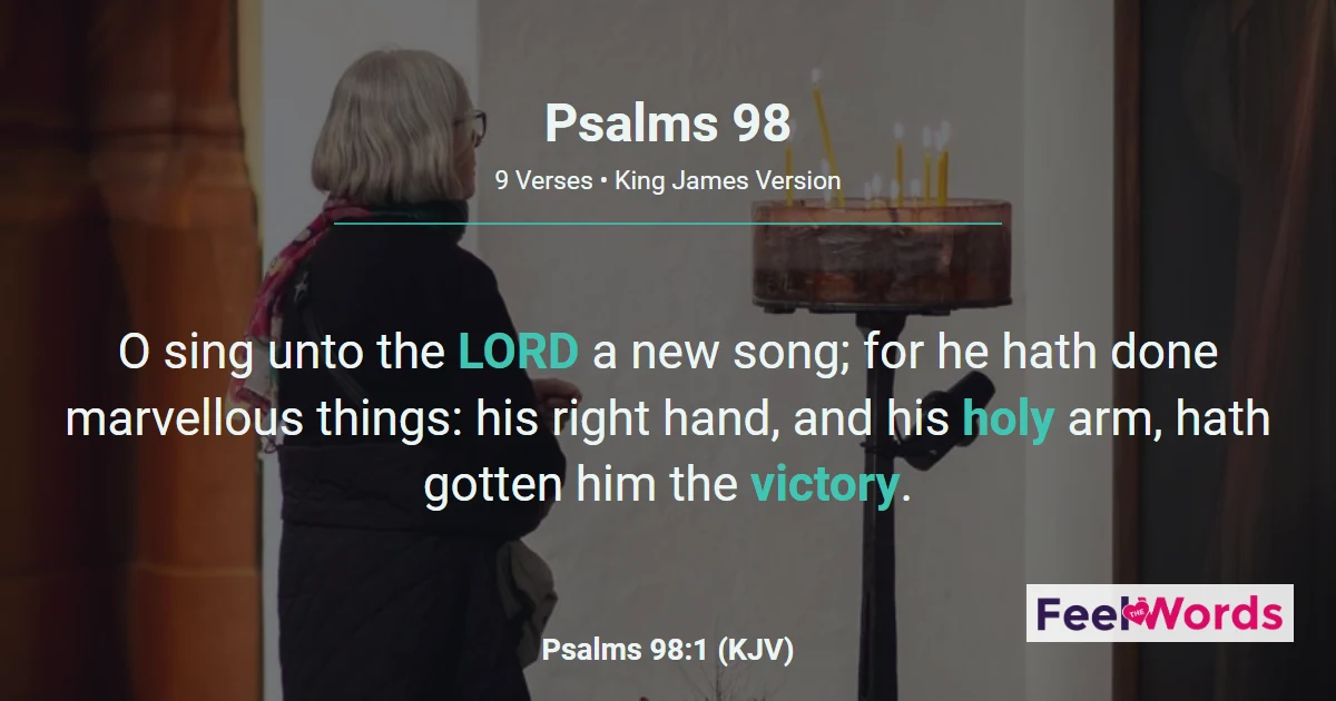 Psalms 98: Sing a New Song of Victory