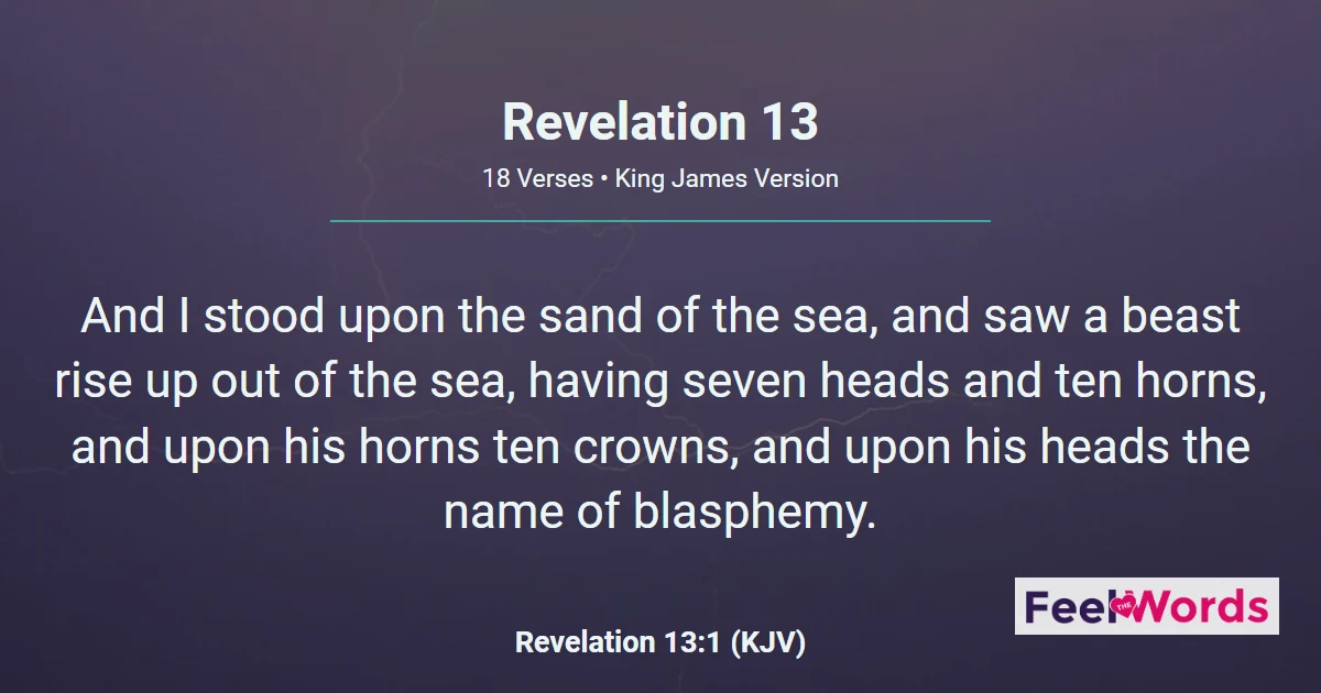 Revelation 13: The Beast, 666