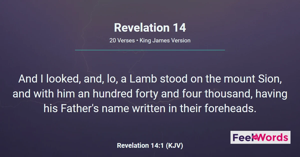 Revelation 14: The 144,000 and the Harvest