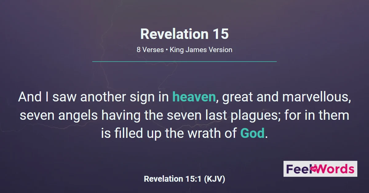 Revelation 15: Seven Angels, Seven Last Plagues